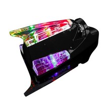 차량용 샤크 안테나 볼 악세사리 범용 빛 풍력 발전 모양 LED 경고등 램프 수신 트럭 스쿠터, 5.Black