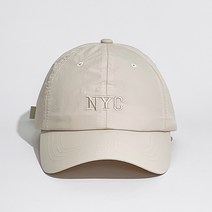 다이뽀 심플 NYC 자수 방수 모자 볼캡