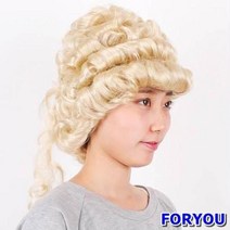 ForU594 중세 귀부인 가발 공연가발 파티가발 이벤트파티용품 할로윈데이 행사용가발