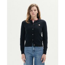 22FW [PUPPY]블랙 퍼피자수 울 가디건 HSSW2DL91BK