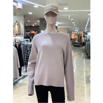 [W몰 에드윈] HWF890-W 여성용 하프넥 라운드 스웨터