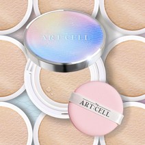 데이셀 디 아트셀 오로라 진주 텐션 쿠션 브라이트닝 이펙트 16g(SPF50+), 본품+리필 23호