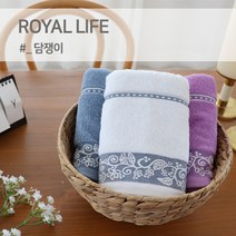 경동타월 30수 담쟁이 타월 150g / 5매세트, 보라 5매