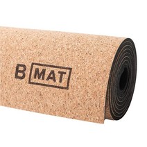 B Yoga 코르크 4mm 매트 100% 탑 / 고무 바닥 - 요가 필라테스 운동 및 운동용 182.9cm(72인치)