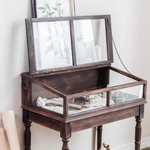 빈티지진열장 악세사리선반 원목 쥬얼리 반지 빈티지캐비닛