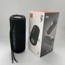 Flip6 무선 블루투스 스피커 야외 라이딩 방수 서브 우퍼 AUX 오디오 입력 TF 카드 재생 MP3 음악 플레, 01 black