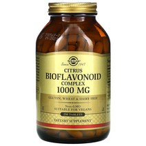 솔가 Solgar 감귤류 바이오플라보노이드 복합체 1 000mg 250정 US직배송, 1팩, 상세페이지 내 표시사항 참고
