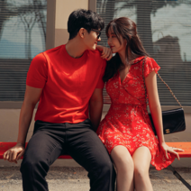 비비링 포인트 커플룩