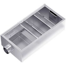 유수분리기 스테인레스 배수구 식당 바닥 기름분리, (304 ) 60x40x30cm