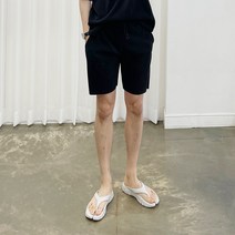 아도르클래식 잔골지 플리츠 하이스판 4컬러 밴딩 반바지