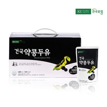 건국유업 건국 약콩두유 20팩 / 국산 검은콩(흑태)과 약콩, 1