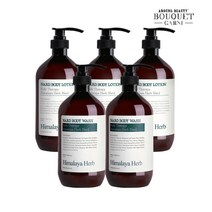 부케가르니 히말라야 허브 나드 티트리로즈마리 900ml 워시x2+로션x3, 1