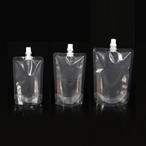 투명 스파우트 액상주스 음료 캡파우치 음료팩 주스팩, 2파우치 음료팩-200ml