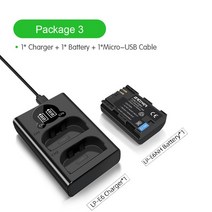 2350mAh LP-E6NH 교체 LP-E6N LP-E6 캐논 EOS R R5 R6 60D 70D 80D 90D 5D IV 5DS 7D 마크 카메라 듀얼 충전기, [03] 1PCS and Charger