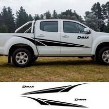 픽업 바디 사이드 스티커 Isuzu Dmx D Mx 트럭 후드 뒷문 데칼 트렁크 비닐 커버 자동 튜닝, 11 Type 11_05 Matt Gold