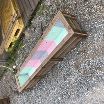 1800 x 400 x 300size 플랜트박스 방부목화분 도로화분 나무화분 원목화분 대형화분, 무도색