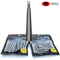 KN피싱 프리리그싱커 스틱 배스 봉돌 벌크, 2호 (18개입), 1개