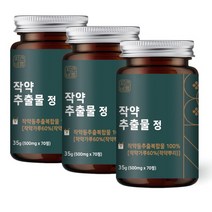 자연바름 작약 추출물 정 식용 뿌리 원료 식품 영양제, 70정, 3개
