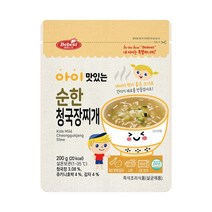 베베스트 아이 맛있는 아이국 8종 한우 나주곰탕/한우 미역국/한우 배추된장국/황태 감자국/닭곰탕, 1개, 순한 청국장찌개
