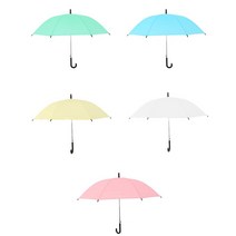 심플 파스텔톤 지팡이 장우산 여름 고등학생 예쁜우산 방수 긴우산