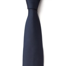 포크 솔리드 네이비 넥타이