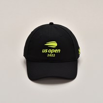 2022 US오픈 테니스대회 오피셜 언더아머 로고 남성 테니스모자 블랙