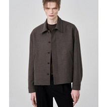 드로우핏 미니멀 소프트 울 자켓 [MELANGE BROWN] MINIMAL SOFT WOOL JACKET