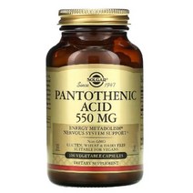 솔가 판토텐산 셀룰로스 이산화규소 마그네슘스트레이트 550 mg 100 식물성 캡슐