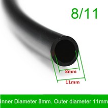 점적호스 점적관수 35mm 47 811 검은 정원 급수 호스 물 튜브 마이크로 드립 파이프 꽃 식물 잔디 관개 온실 튜브, 15미터_8-11
