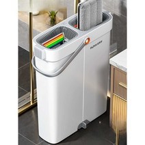 가정용 걸레 세척기 걸레질 플랫 빨이 버킷 바닥청소, 40CM 걸레 + 천 2개