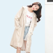 나블리박스 프리미엄 고급형 예쁜 여성 우비 패션 레인코트 도시의 차도녀 골프 우의 비옷 보관파우치