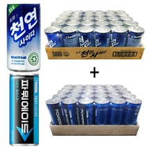일화 천연사이다190ml(30캔) + 파워에이드240ml(30캔), 60캔