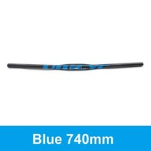 자전거핸들바 플랫바 픽시 로드 수입 ULLICYC 유명 브랜드 Ullicyc 탄소 MTB 핸들 바 평면 or 상승 31.8*580 600 620 640 660 680 700 720, Blue-flat-740mm
