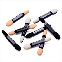 더블헤드 팁브러쉬 100개입 OPP포장, 5.5CM(블랙)