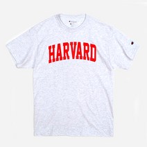 [AMERICAN FANWEAR] CREW NECK 1/2 T-SHIRT HARVARD (ASH) 반팔 반팔티 티셔츠