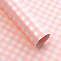 꽃다발포장지 꽃자재 예븐 꽃 포장지 부자재 5 개 대 58cm * 빈티지 체크 포장 작은 신선한 꽃다발 가게 방수, 4