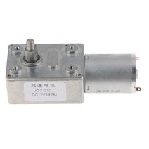 STK 웜 기어 감속기 12 볼트 웜 드라이브 모터 웜기어 모터, 76.8x32x25.2mm, 은, 6rpm