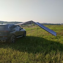 차량용어닝 승용차 SUV 쉴 스크린 타프 사이드어닝 차박 캠핑 그늘막, 300cm*200cm, 그레이
