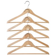 [이케아] 원목 나무 옷걸이 5개 - 호파 / Clothes Hanger - Hopa