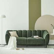 모던하우스 베이턴 3인 패브릭 소파 포레스트그린 LS0121002