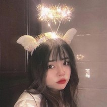 천사 날개 파티 생일 머리띠, 화이트천사