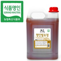 두레촌 두레촌 명인 쌀조청 3kg/제32호 식품명인 강봉석/조청 물엿/가정용 식당용, 단일옵션