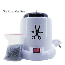 고온살균기 살균 자외선 소독 건열 유리 공 휴대용 고온 소독 Sterlizer 상자 도구와 네일 살균기 아트 장, 02 EU Plug