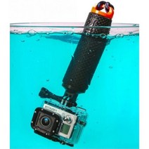 액션캠 부력봉 아쿠아 스틱 방수 dji 오즈모 G0Pro9 동영상 아프리카 액세서리 유튜브, 색상/오렌지