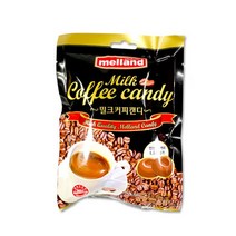 멜랜드 밀크커피캔디 100g 1봉/사탕/캔디/커피사탕/커피캔디/커피맛사탕