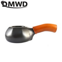 커피 로스팅기 dmwd 수제 세라믹 커피 로스터 필요 화력 가스 스토브등유 램프 로스트 커피 콩 커피 로스팅 기계, 검은 색