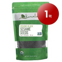 리암마켓 Kevala 케바라 오가닉 검은 참깨 씨앗 무가공 무박피 454g 1팩