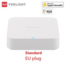 글로벌 버전 Yeelight 게이트웨이 허브 WIFI 블루투스 스마트 홈 치 호환 APP Xiaomi mijia 원격 제어, Standard EU plug