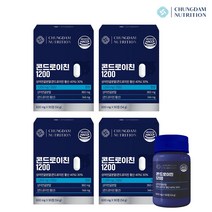 청담뉴트리션 콘드로이친 1200 600mg x 90정 저분자 상어연골, 4개