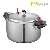 풍년 업소용 대용량 압력밥솥 15-50인용/ 정품 패킹+스텐 전용 수세미 증정, 13L, 2.하이커머스 A 주물 25인용+신세계 상품권 5만원
